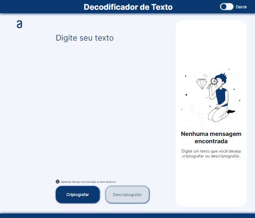 Imagem do Decodificador de Texto